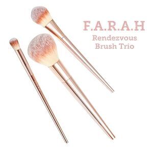 F.A.R.A.H. Rendezvous Rose Gold Brush Trio. Brand New!